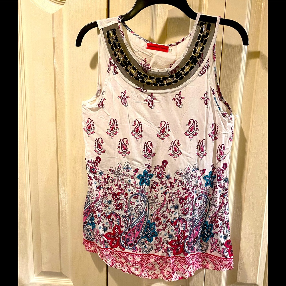 NWT Pink stud tunic